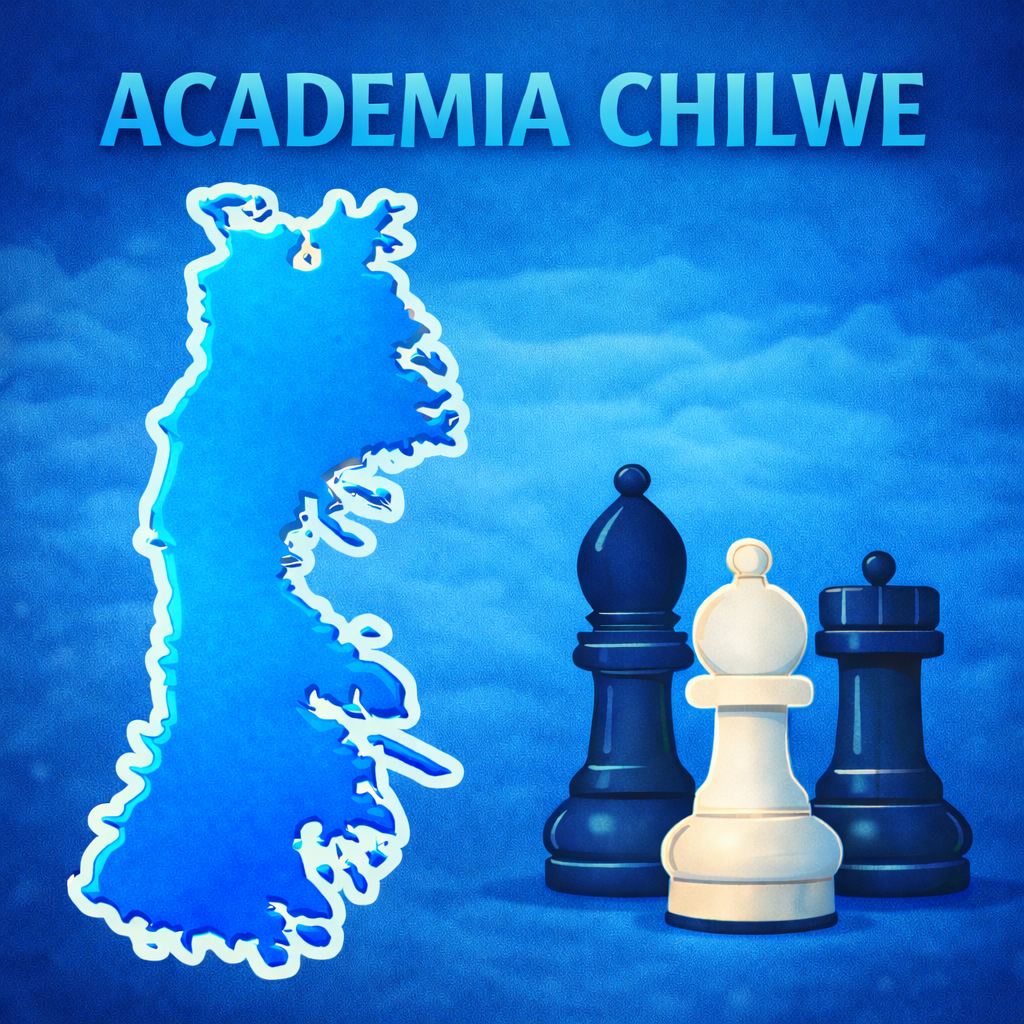 Academia Chilwe y piezas de ajedrez